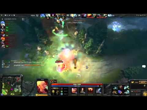 Evil Geniuses vs Vega Squadron Game 1 ending fight