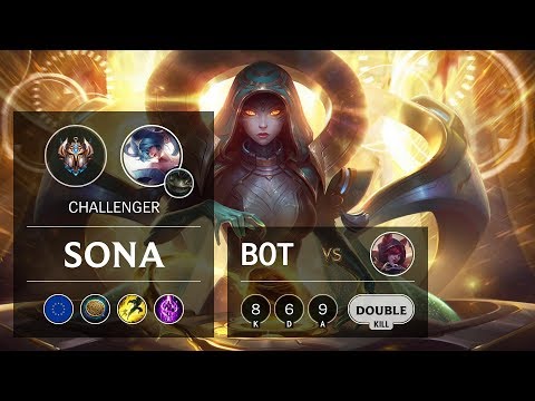 Sona Bot vs Xayah - EUW Challenger Patch 9.21