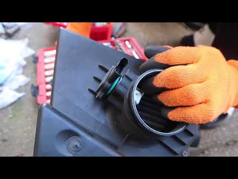 Installing a cold air intake on a BMW 328!