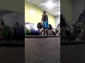 Back workout upper lower 315 deadlift super set bent over rows