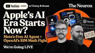 Apple’s AI Era Starts Now? Meta’s Free AI Agent + OpenAI’s $1M Math Fi