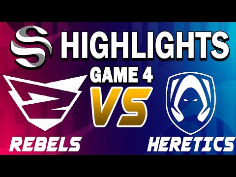Rebels Gaming vs Heretics Game 4 Highlights - LEAGUE OF LEGENDS - SUPERLIGA - PLAYOFFS