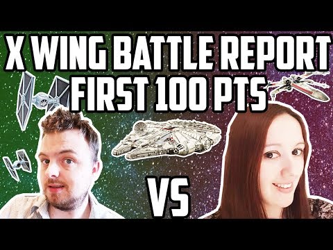 X-Wing Battle Report - First 100 Point Battle!