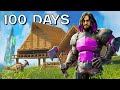 I Played 100 Days of ARK Survival ASCENDED [The Island]