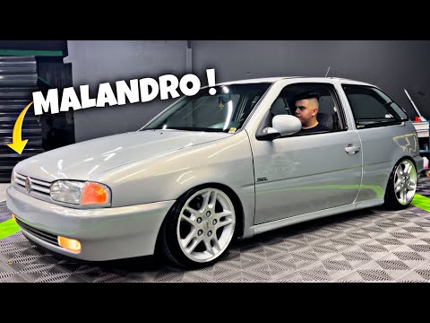 HIS FIRST CAR! LOWERED GOL BOLA 16" RIM FIXED SUSPENSION 🔥