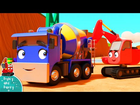 London Bridge Is Falling Down - Construction Songs for Kids | Digley and Dazey