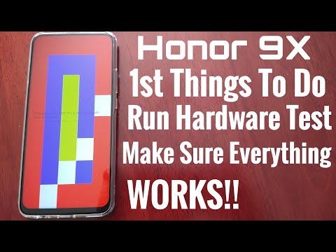 Honor 9X Run Diagnostic Tests To Make Sure Everthing Works IF NOT RETURN IT BEFORE WARRANTY EXPIRES!
