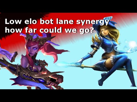 Lux and Caitlynn bot lane with insane synergy moments