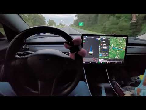 Tesla Model 3 with wrist/ ankle weight while using autopilot vs without