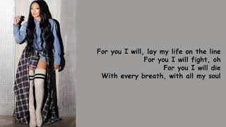 For You I Will by Monica (Lyrics)