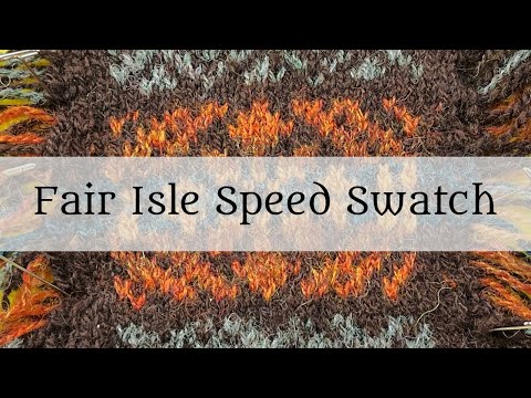 Da Crofter's Kep KAL:  Let's Swatch!