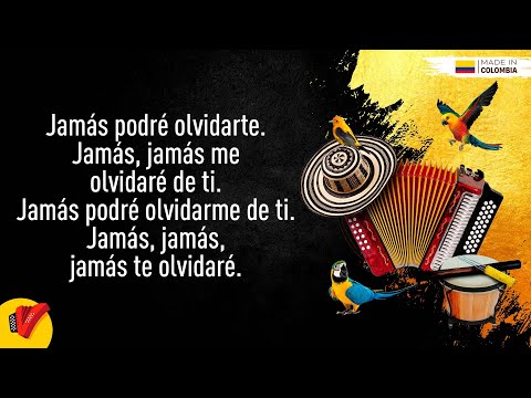 Jamás Te Olvidaré, La Combinación Vallenata, Video Letra - Sentir Vallenato
