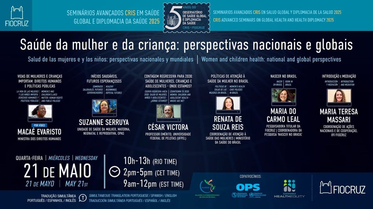 304 - CRIS Advanced Seminars 2025 / Women and children health - national and global perspectives