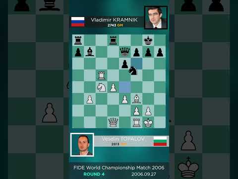 💥 The Fightback Begins? Topalov vs. Kramnik WCC 2006 R4