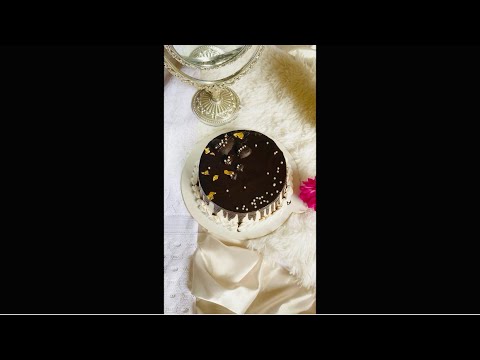 Chocolate Cake Decorating | Full Process | Satisfying & Smooth Finish #chocolatecake #cakestyling