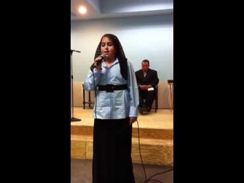 12 yr. Old Alejandra Aviles Singing beautifully.