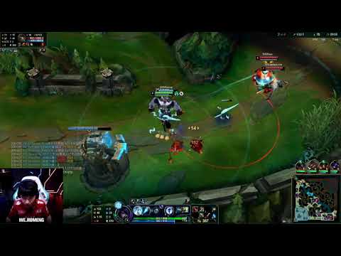 [Jiumeng Aphelios POV vs JackeyLove Jinx] LPL Spring 2021 - Team WE vs TOP Esports - 2