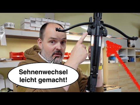 Sehnenwechsel für die EK Archery Adder Magazin Armbrust