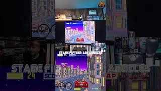 Turbo OutRun Stage 16 - Classic retro racers on modern sim gear with POV #SEGA #turbooutrun