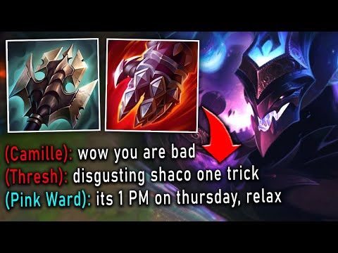 I GOT FLAMED FOR BEING A TRASH SHACO... THEN THIS HAPPENED!!