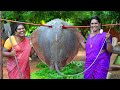 STINGRAY Dry Fish Recipe In A Different Way That You Have Never Seen Before Jala Bula Jung 2 O