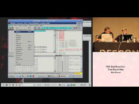 DEF CON 16 Hacking Conference Presentation By Mati Aharoni - BackTrack Foo - Video and Slides