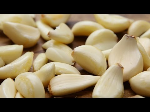 The easiest way to peel garlic