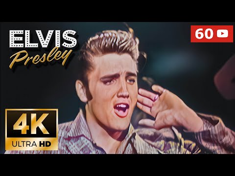 Elvis Presley AI 4K Colorized / Restored - Ready Teddy 1956: 2:02 Comparative view