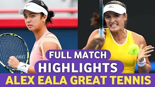 Alex Eala Sublime vs Arina Rodionova Extended Tennis Highlights - Alexandra Match Before Sao Paulo