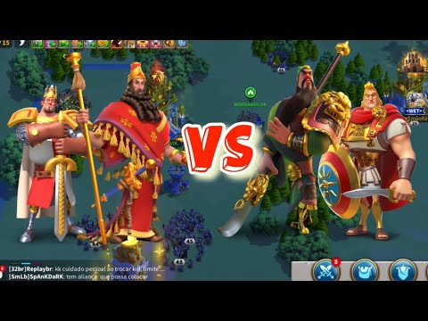 Nebu/El Cid vs Guan Yu/Alexander - no equip - Rise of Kingdoms RoK