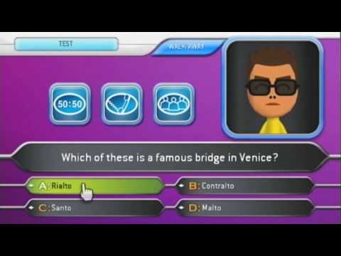 Who Wants to Be a Millionaire Wii