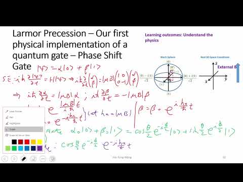 L9-5 Lamor Precession and Construction of Phase Shift Gate