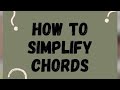 ❓How to simplify chords on the Ultimate Guitar app