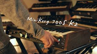 Video thumbnail for MiniKorg 700S K2 demonstration (1974) by Paul Curreri Videos