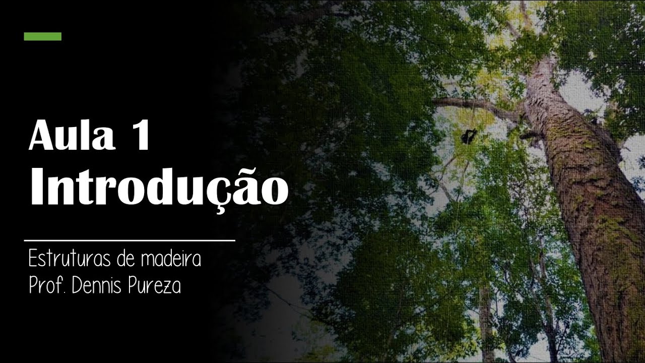Estruturas de Madeira - Aula 1 - Introdução