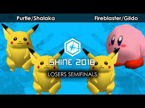 Smash 64:  Purtle/Shalaka V  Fireblaster/Gildo - Shine 2018 Tournament