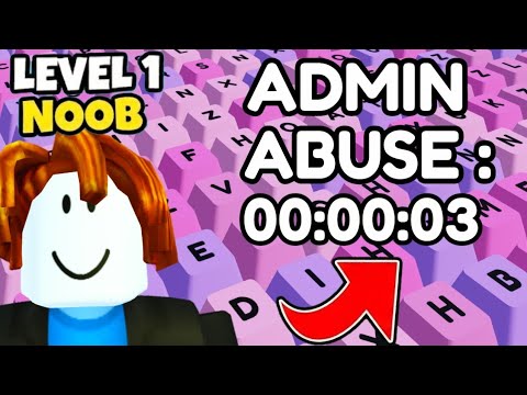 STARTING OVER during ADMIN ABUSE in +1 Speed Keyboard Escape Roblox