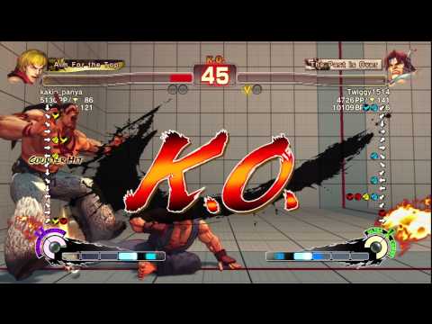 kakio_panya [Ken] vs. Twiggy1514 [T. Hawk] | SSF4 Arcade Edition