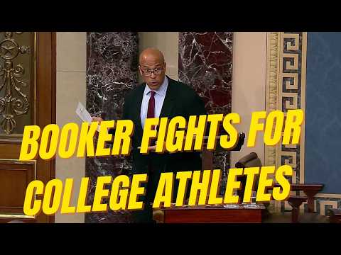 Cory Booker Defends College Athletes in Fiery Senate Floor Speech