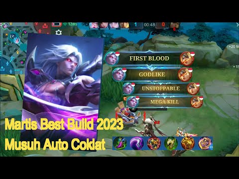 Martis top 1 global gameplay - Martis Best Build 2023 - build martis tersakit 2023