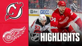 Detroit Red Wings vs New Jersey Devils