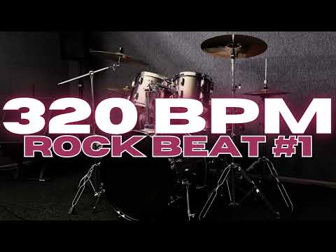 320 BPM - Rock Drum Beat - Loop 1