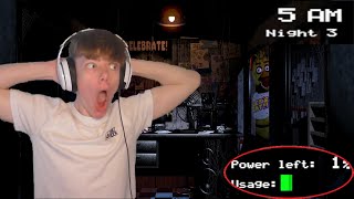 LUCKIEST GAMEPLAY ON MY CHANNEL | Five nights at Freddy's