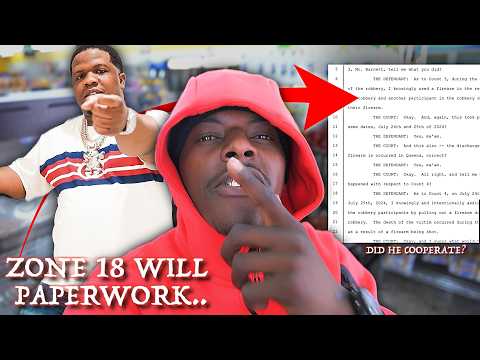 BALTIMORE RAPPER ZONE 18 WILL PAPERWORK..