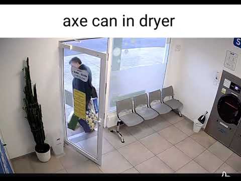 Aerosol Can Explodes in Laundromat.