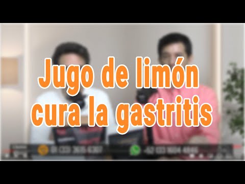 ¿Sabías que el jugo de limón cura la gastritis?