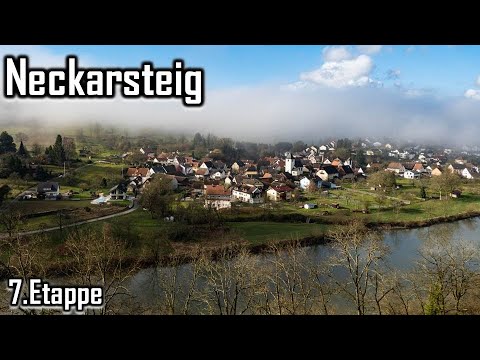 7.Etappe auf dem Neckarsteig von Neckargerach über die Margaretenschlucht nach Mosbach wandern.
