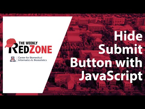 Hide Submit Button With Javascript