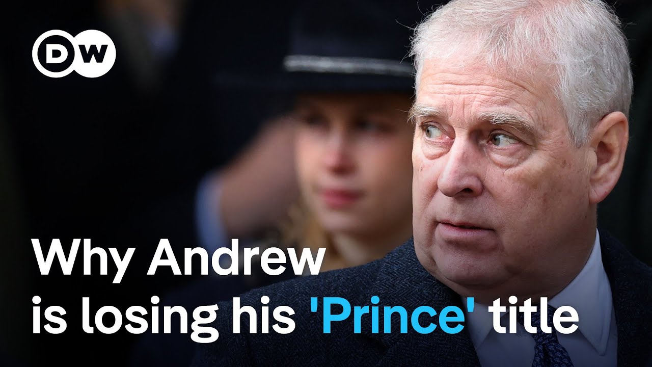 Andrew loses royal titles and must leave mansion | DW News
