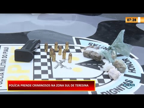 Dois homens são presos com drogas e arma de fogo em Teresina 20 01 2021